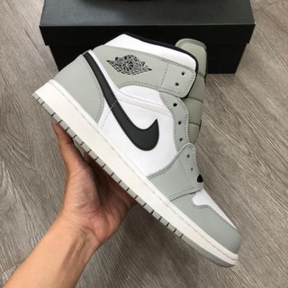 (FREESHIP+ẢNH THẬT) Jordan xám cao cổ full box bill- dây phụ