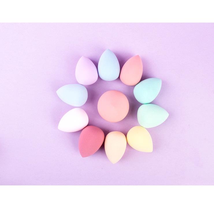 Bông Mút Tán Kem Nền Hồ Lô, Giọt Nước, Vát chéo