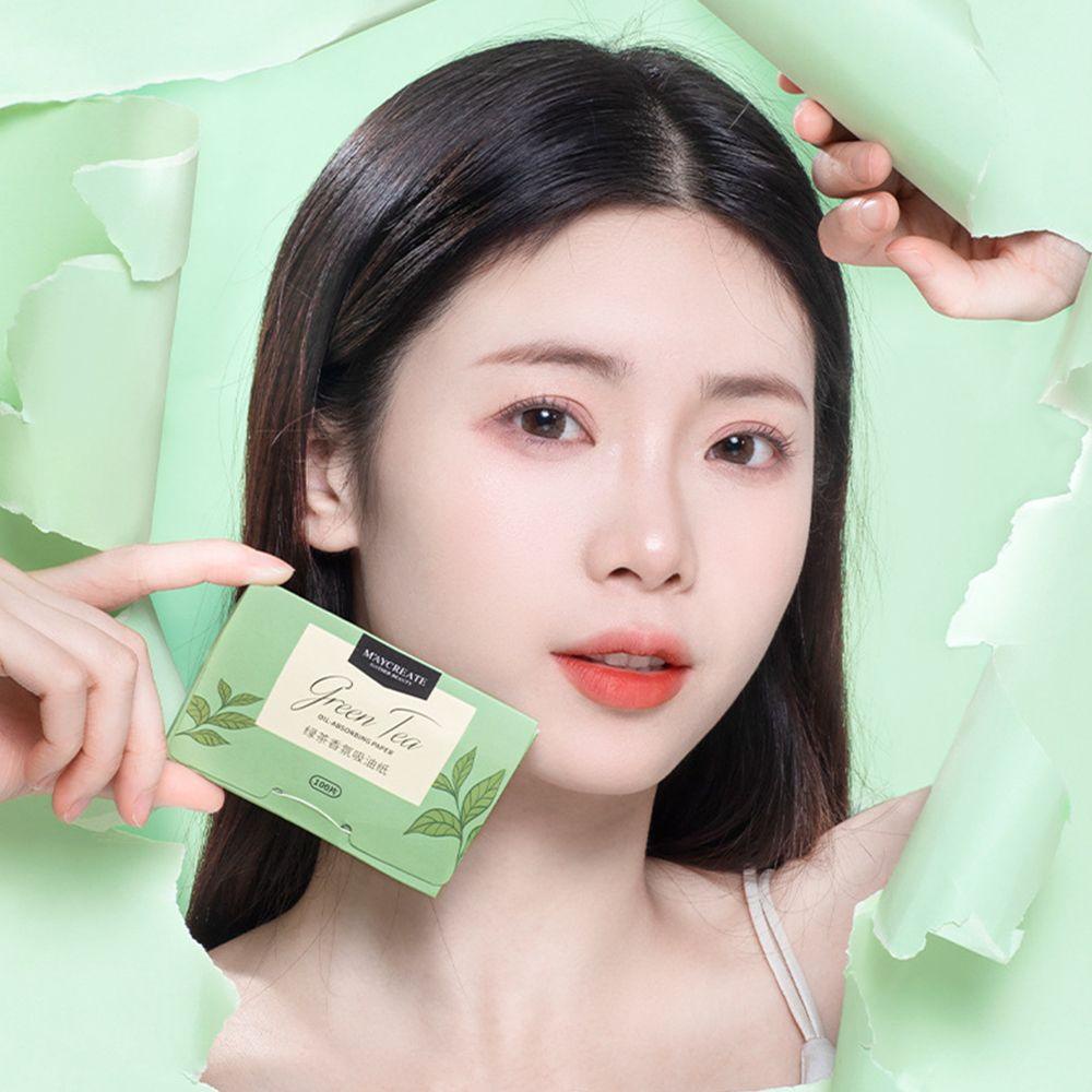 Set 100 Tờ Giấy Thấm Dầu Làm Sạch Da Mặt Sử Dụng Một Lần