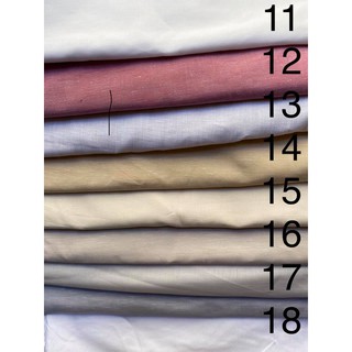 Linen tưng lụa giá chỉ từ 40K đến 50K/m màu từ số 1 tới 18