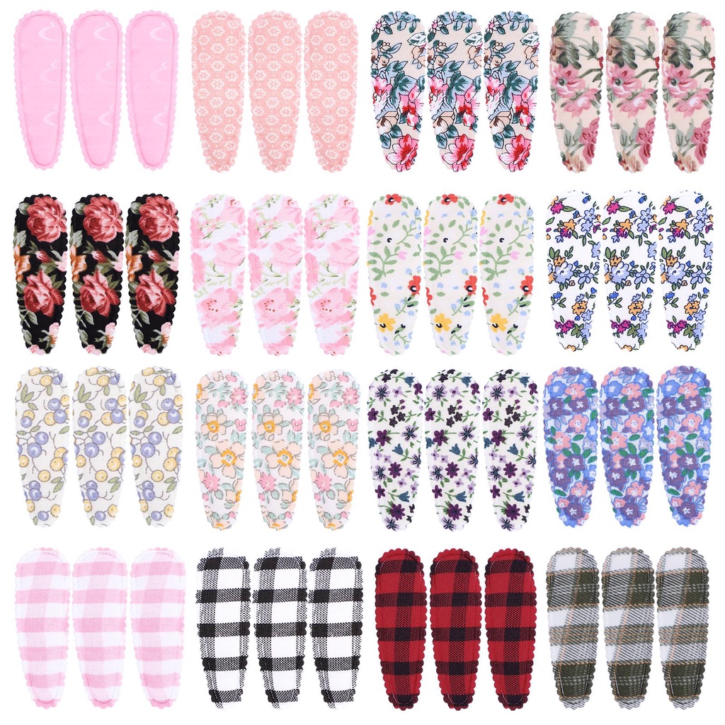 Set 4 kẹp tóc BB KIDSBOWS họa tiết đầy màu sắc thời trang dành cho bé gái