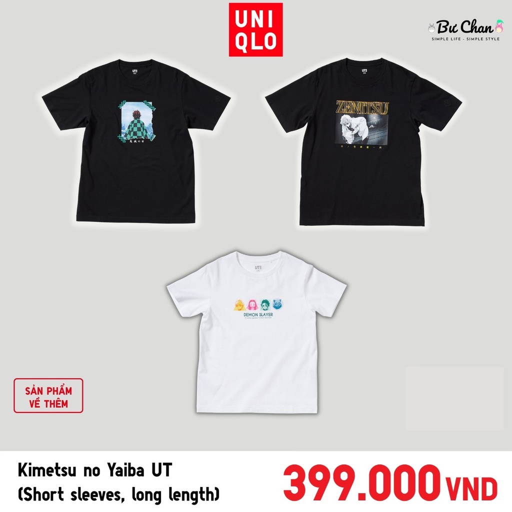 Áo thun UT Nam/Nữ Kimetsu no Yaiba x Sumijiro x Yaiba Zeni 2 ❤️ (UNIQLO Nhật Chính Hãng)
