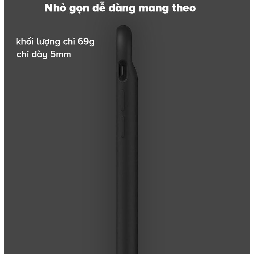 Pin Dự Phòng Kiêm Ốp Lưng Cho IPhone 6/7/8Plus 3400mAh - Hãng Phân Phối Chính ThứcX1X