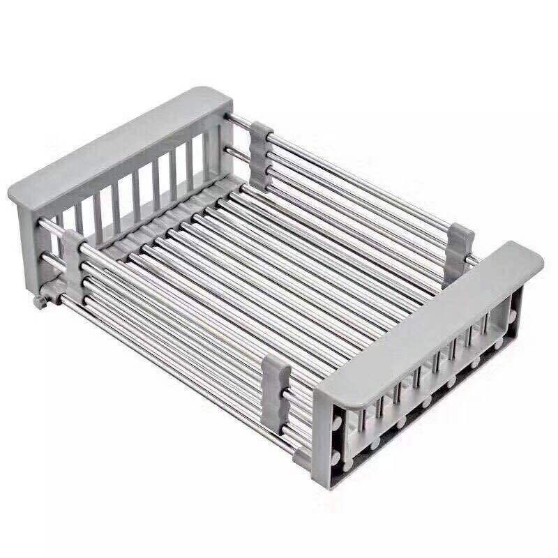 MVP626 Rổ kéo rút gọn inox bồn rửa bát, rổ inox đa năng