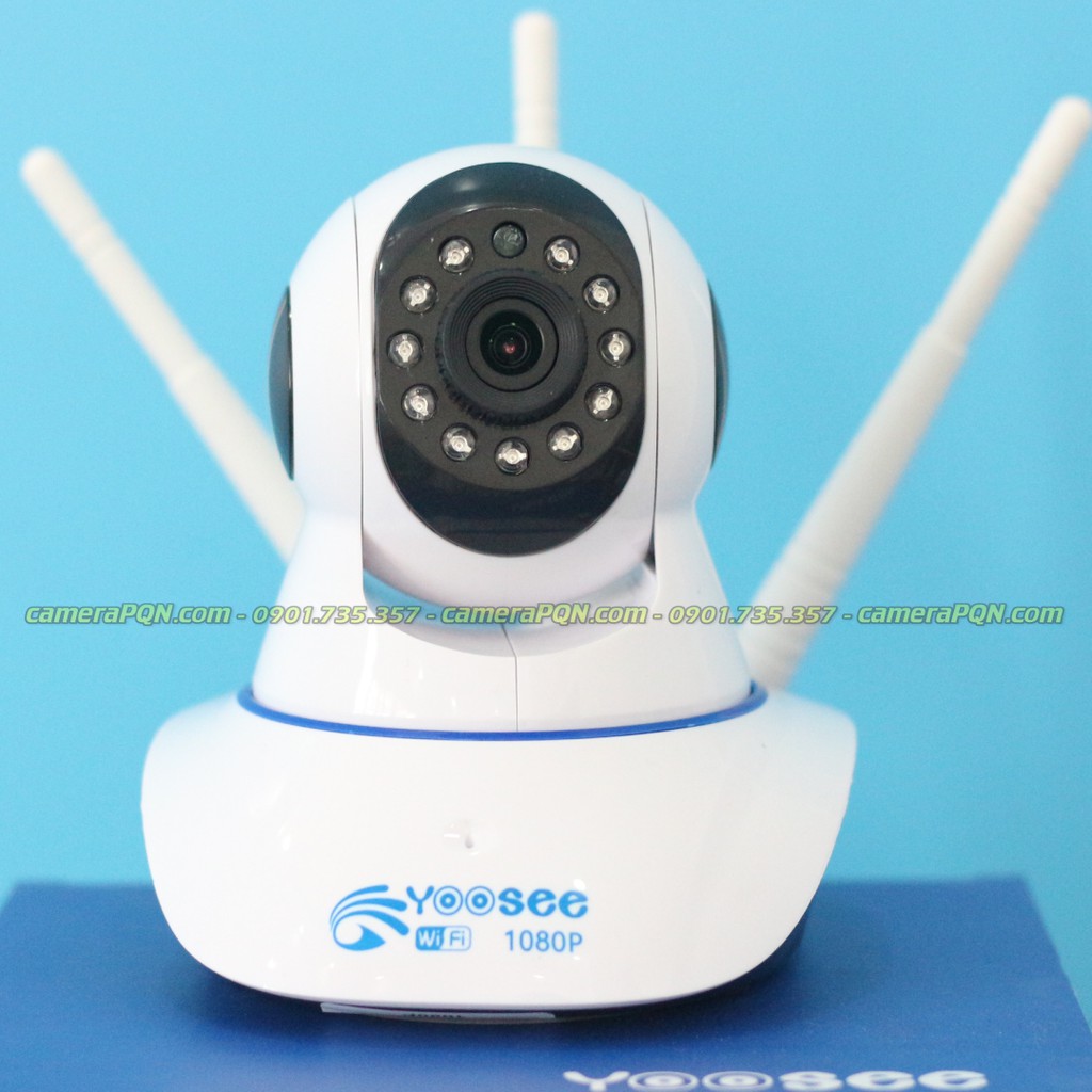 Camera Yoosee 3 Râu 2.0 Full HD 1080P Kèm Thẻ Nhớ 64GB