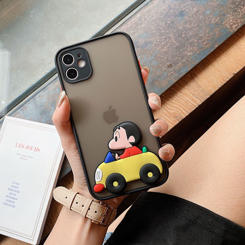Ốp điện thoại phối hoạt hình Wanzi dành cho IPhone 7plus 8plus Xr X Xs Xsmax