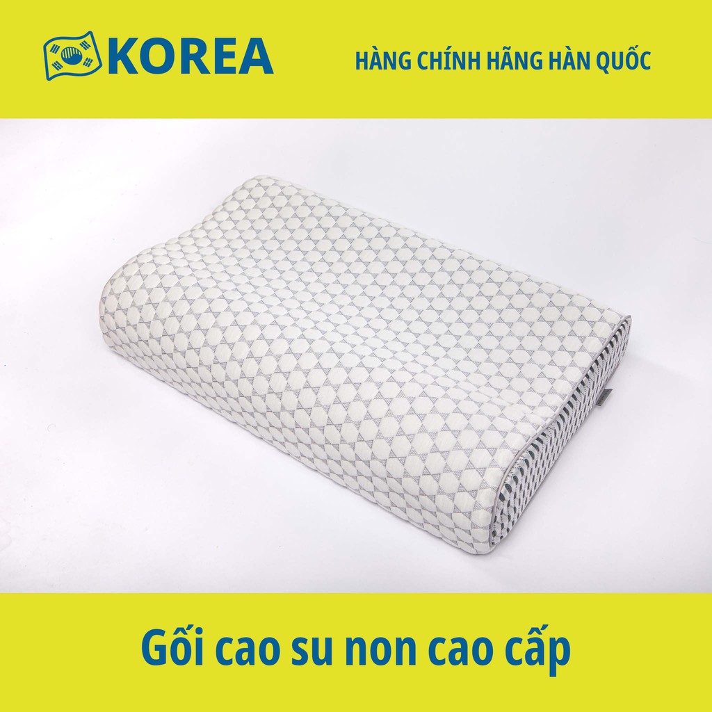 Gối cao su non 3 lớp tuỳ chỉnh chiều cao vỏ sợi tre siêu thoáng - Chính hãng Mehome Hàn Quốc - Êm mềm thoải mái (MP-027)