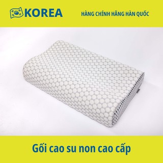 Gối cao su non 3 lớp tuỳ chỉnh chiều cao vỏ sợi tre siêu thoáng - Chính hãng Mehome Hàn Quốc - Êm mềm thoải mái (MP-027)