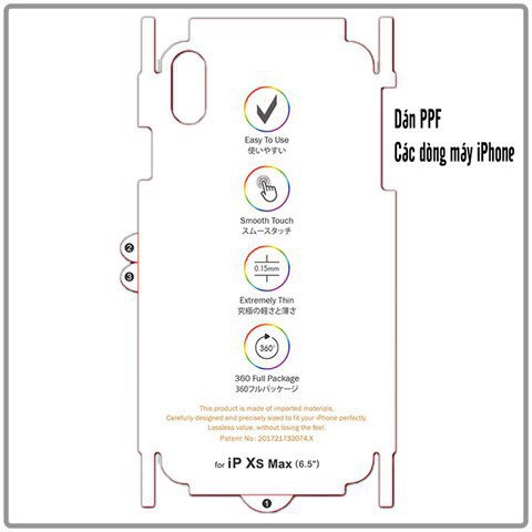 Miếng Dán Cường Lực PPF Mặt Sau Cho Điện Thoại Iphone - Shin Case | BigBuy360 - bigbuy360.vn