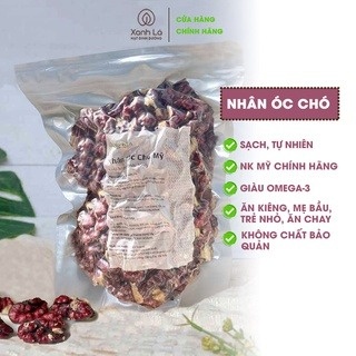 Nhân óc chó đỏ &amp; óc chó vàng Chandler (Mỹ) SẠCH, không biến đổi gen, sấy nguyên vị Xanh Lá