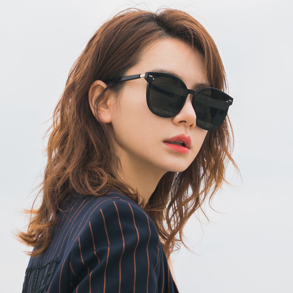 Kính mát gọng vuông chống tia sáng Uv thời trang nữ