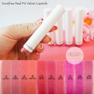 Son INNISFREE REAL FIT VELVET LIPSTICK