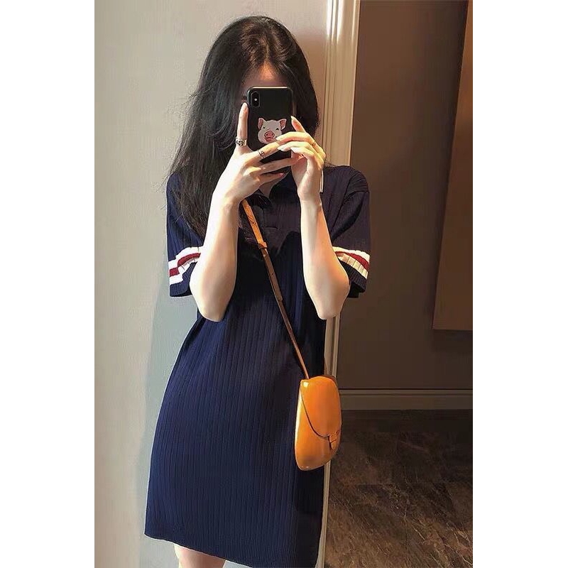 Đầm Polo Ngắn Tay Dáng Rộng Xinh Xắn Dành Cho Nữ | BigBuy360 - bigbuy360.vn