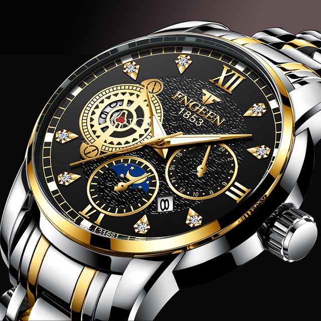 Đồng hồ nam chính hãng FNGEEN dây thép không thấm nước Đồng hồ nam chính hãng đẹp 2166 - Aka Mart | BigBuy360 - bigbuy360.vn