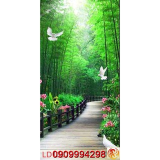 TRANH DÁN TƯỜNG 3D CON ĐƯỜNG, LỐI ĐI