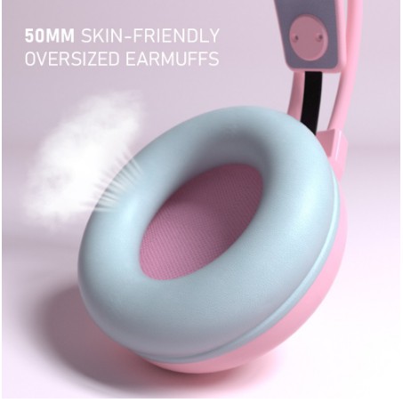 Tai Nghe Chơi Game Màu Hồng Đáng Yêu Có Mic 3.5mm | BigBuy360 - bigbuy360.vn