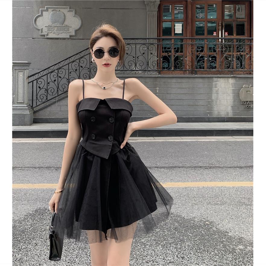 Đầm Dự Tiệc Màu Đen Quyến Rũ Thời Trang Mùa Hè