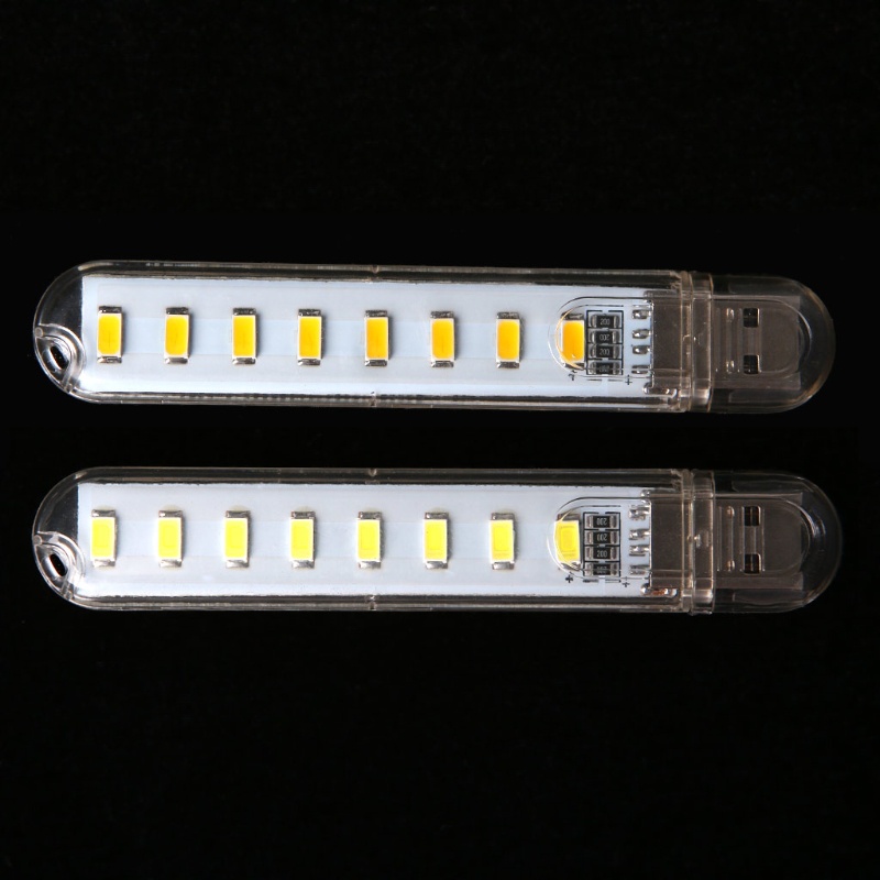 Đèn LED USB DC5V 8 bóng chuyên dụng dành cho máy tính