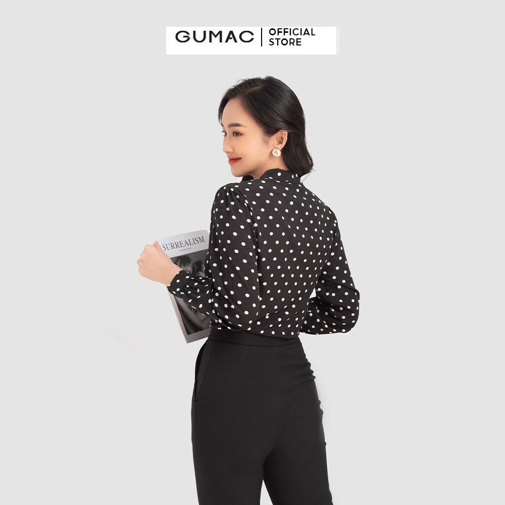 Áo sơ mi chấm bi AB12001 GUMAC | BigBuy360 - bigbuy360.vn