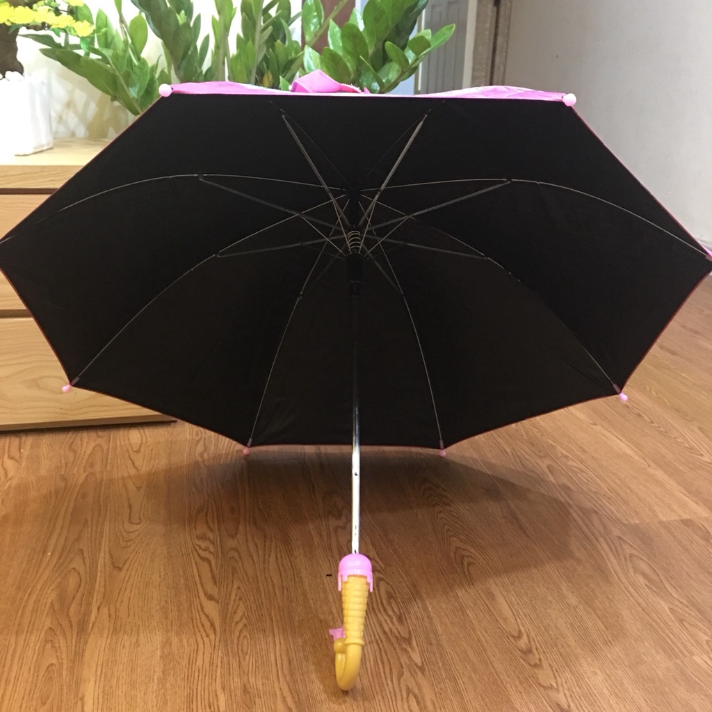 Ô dù đi nắng che mưa mẫu công chúa xinh xắn màu hồng cho bé gái - Ô dù trẻ em cao cấp