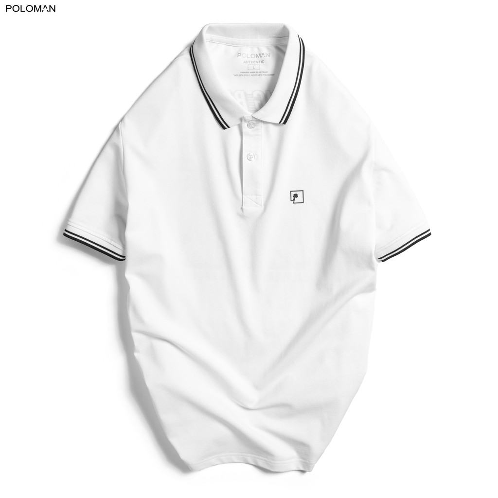 Áo thun Polo nam cổ bẻ RIAN vải cá sấu Cotton xuất xịn, chuẩn form,trẻ trung-năng động - POLOMAN | BigBuy360 - bigbuy360.vn