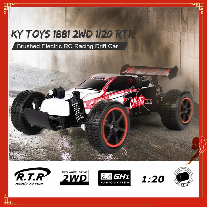 Bộ đồ chơi xe điều khiển từ xa KYTOYS 1881 2.4GHz 2WD 1/20