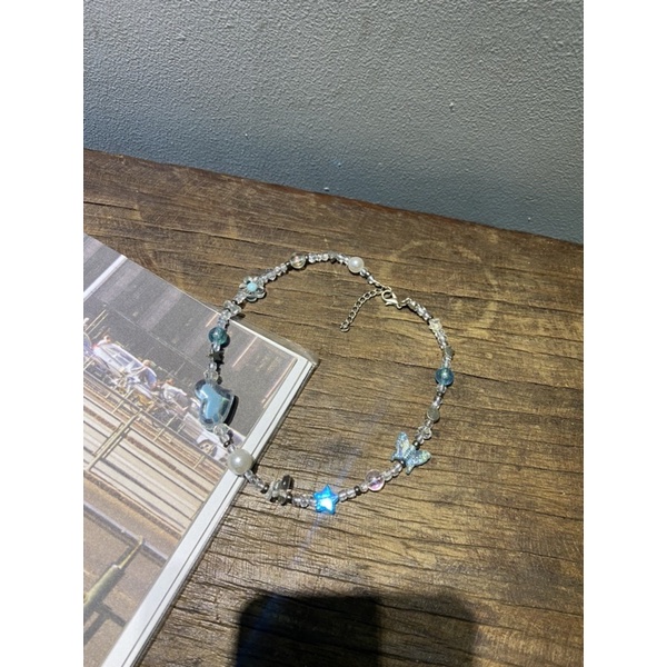 [320] Vòng cổ tone màu xanh nữ tính - Blue Necklace