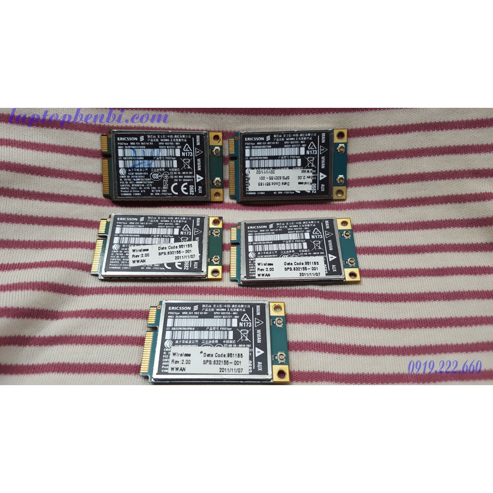 Card wwan 3G Ericsson F5521GW (HP HS2340) dùng cho HP 2560p,8460p,8560p,8760w | BigBuy360 - bigbuy360.vn