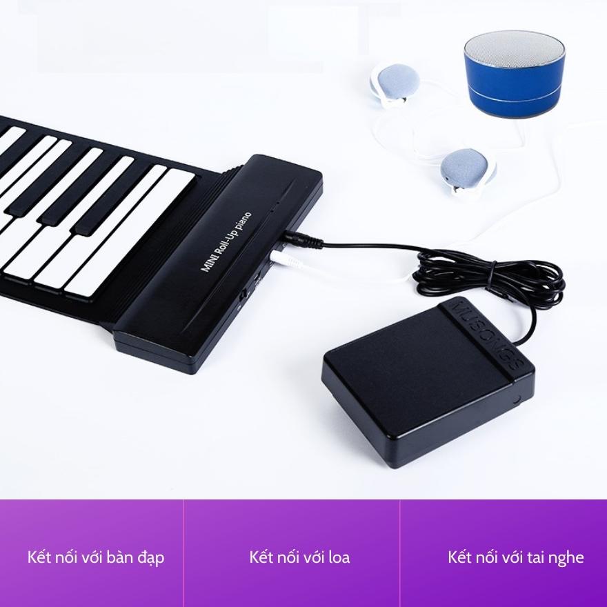 Đàn Piano M30 Nhiều Chức Năng Cuộn Dẻo Tiện Dụng Gấp Gọn Mới Đàn 61 Phím Đánh Thức Đam Mê Âm Nhạc Cho Bé