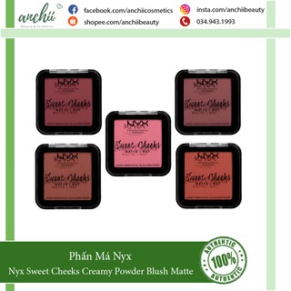 [TOP 1 UY TÍN] Phấn Má Nyx Sweet Cheeks Creamy Powder Blush Matte