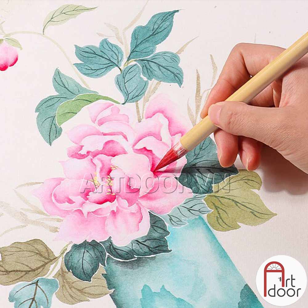 [ARTDOOR] Cọ vẽ đầu Tròn màu nước HOLBEIN lông Hươu Nhật Bản