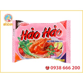 MÌ HẢO HẢO VỊ TÔM CHUA CAY (THÙNG 30 GÓI/75GR)