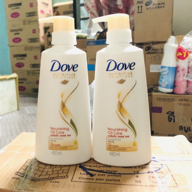 Dầu gội-dầu xả Dove 480ml