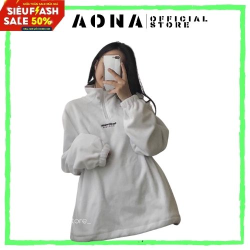 Áo Nỉ Lông Thêu chữ Thar From Suông Dáng Rộng Chất Nỉ Cotton Có Ảnh Thật Và Video Ạona store Mã 593 | BigBuy360 - bigbuy360.vn