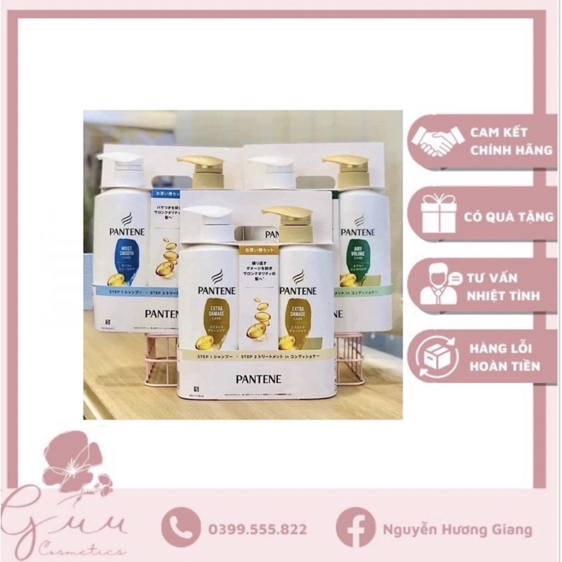 Set gội xả Pantene Nhật Bản