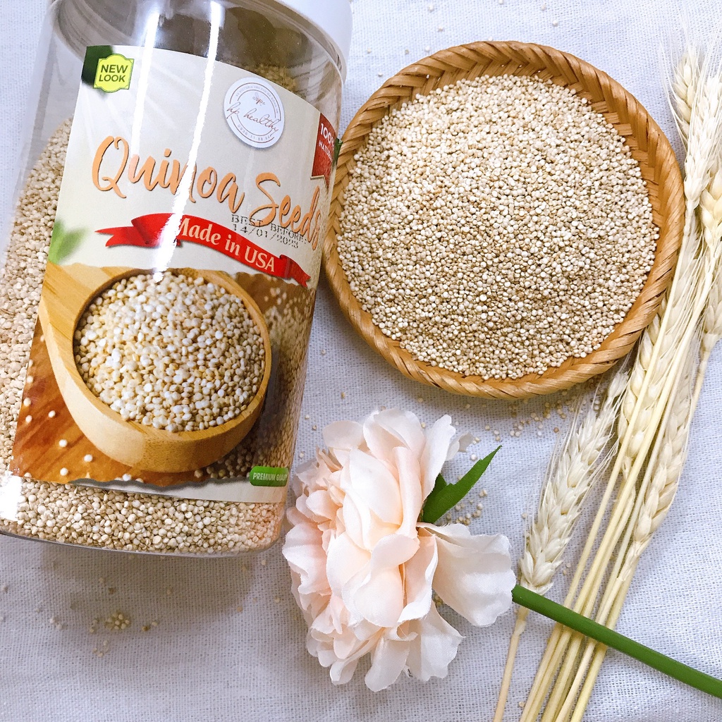 500G Hạt Diêm Mạch Quinoa Hp Healthy Hạt Dinh Dưỡng Hữu Cơ Organic Nhập Khẩu Mỹ Loại Trắng Hữu Cơ