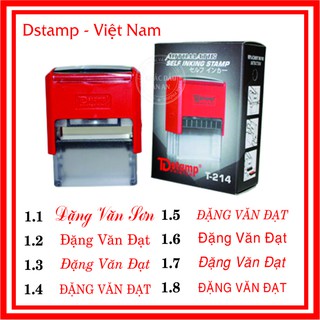 Mặt dấu tên , mặt dấu 2 dòng