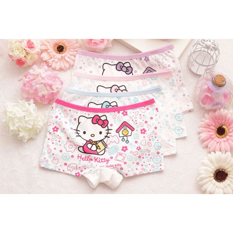 Quần lót, quần chip bé gái Hello Kitty chất cotton mềm mại đáng yêu