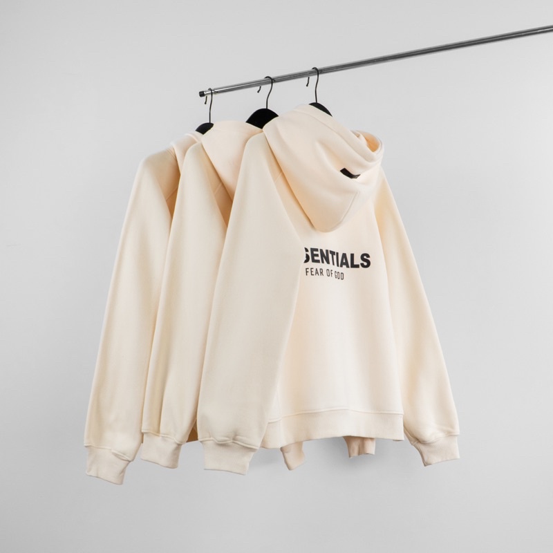 Áo Hoodie, Áo nỉ Esentials có mũ nam nữ form Unisex chất liệu nỉ bông cotton, Maybug