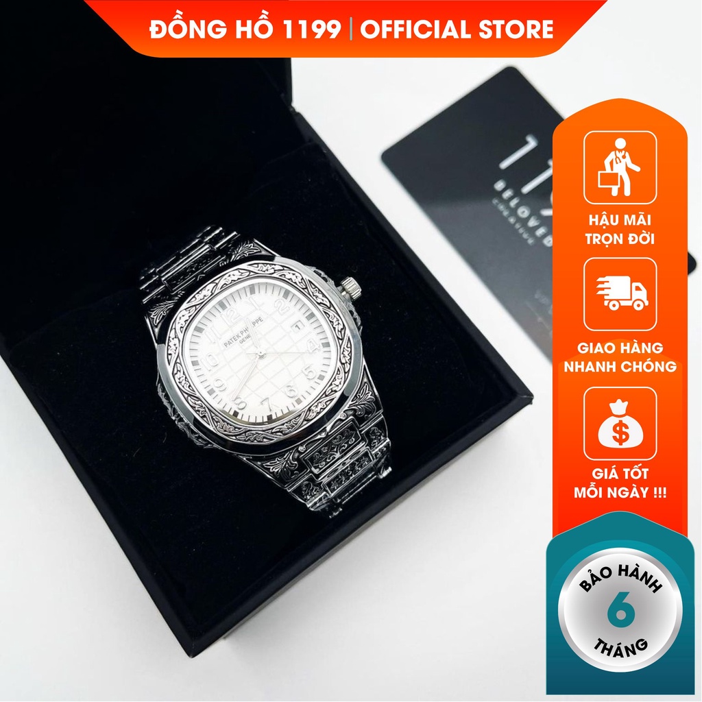 [QUÀ TẶNG] Đồng hồ nam - Đồng Hồ Dây Thép Chống Nước Chống Xước Máy Chuẩn Chất Liệu Cao Cấp 572.LM - 1199 Watches | BigBuy360 - bigbuy360.vn