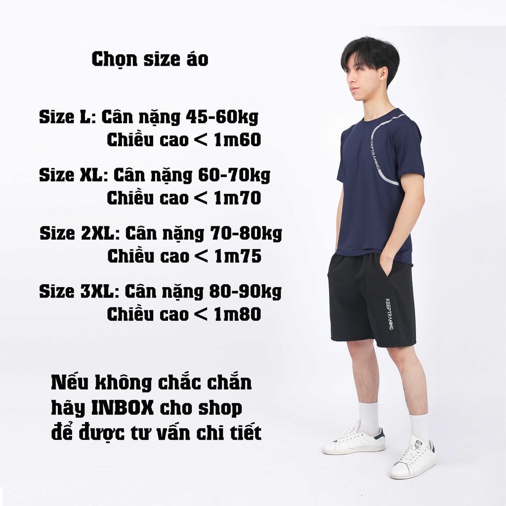 Bộ Thể Thao Nam Bộ Đồ Quần Áo Nam Tập Gym Mùa Hè Chất Thun Lạnh [BYK] NoBrandLinen