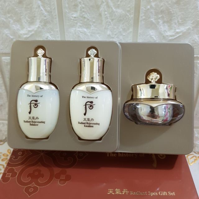 Set Dưỡng Da Whoo Tái Sinh Cheongidan Radiant Rejuvenating 3 Sản Phẩm