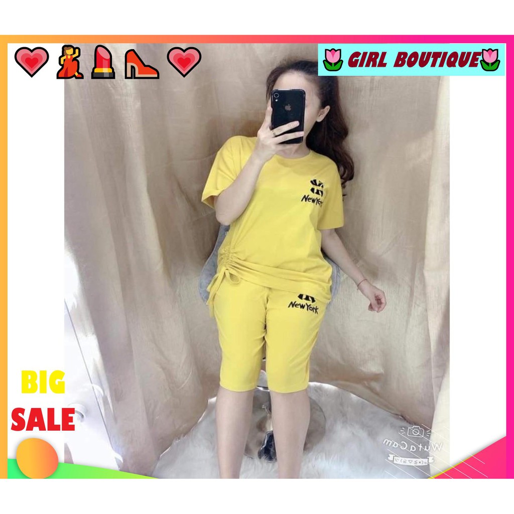 |ƯU ĐÃI 99K|  ĐỒ BỘ THUN MẶC NHÀ THỜI TRANG 3 SIZE 45-62KG TÙY CHIỀU CAO | BigBuy360 - bigbuy360.vn