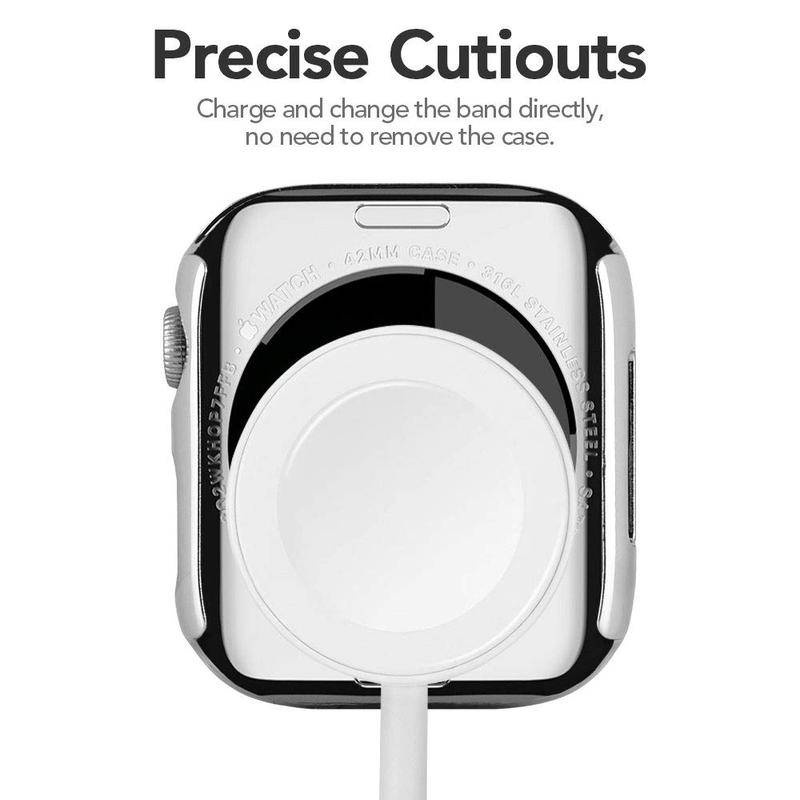 Ốp Bảo Vệ Đính Kim Cương Giả Dành Cho Apple Watch Series 7 6 5 4 3 2 1 SE iWatch 40mm 44mm 41mm 45mm 42mm 38mm