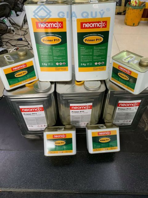Neomax® Primer P11 là lớp lót gốc polyurethane loại 5kg  sử dụng làm lớp lót sơn chống thấm cho sàn mái, nhà vệ sinh