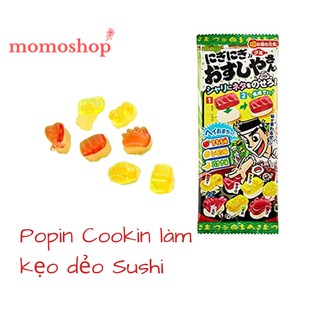 Popin Cookin làm kẹo dẻo Sushi vị trái cây Meiji Nhật - Hàng Nhật nội địa