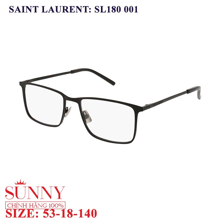 Gọng kính Saint Laurent SL180 001 chính hãng, bảo hành toàn quốc