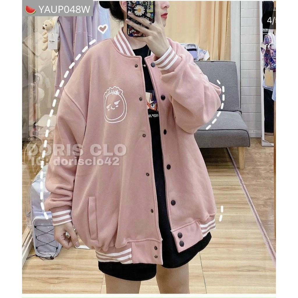 Áo khoác nam nữ nỉ ngoại ko nón cardigan cài nút viền em bé | BigBuy360 - bigbuy360.vn