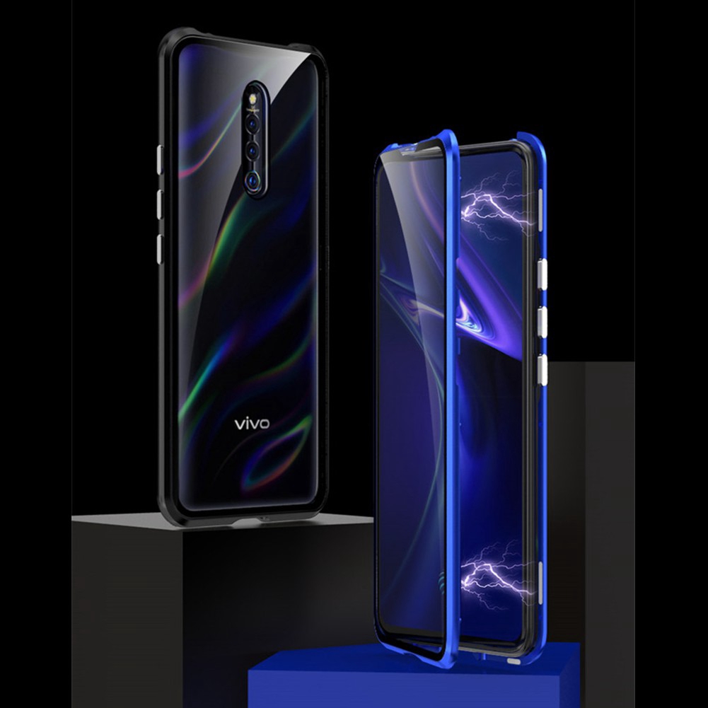 Ốp điện thoại 2 mặt kính hút từ tính 360 độ sang trọng cho VIVO V15 Pro V11i V9 X27 X27 Pro X21 UD X23 Y85
