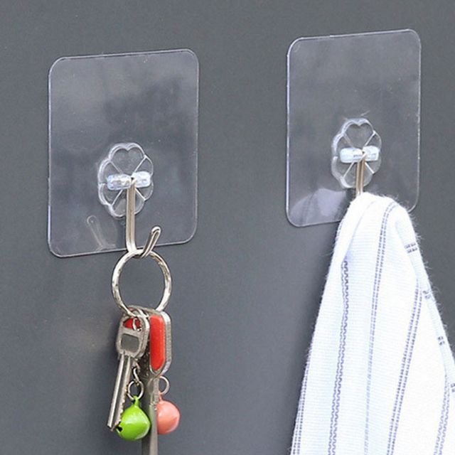 [SALE XẢ KHO] 1 Chiếc Móc Dán Tường Siêu Chịu Lực, Siêu Dính